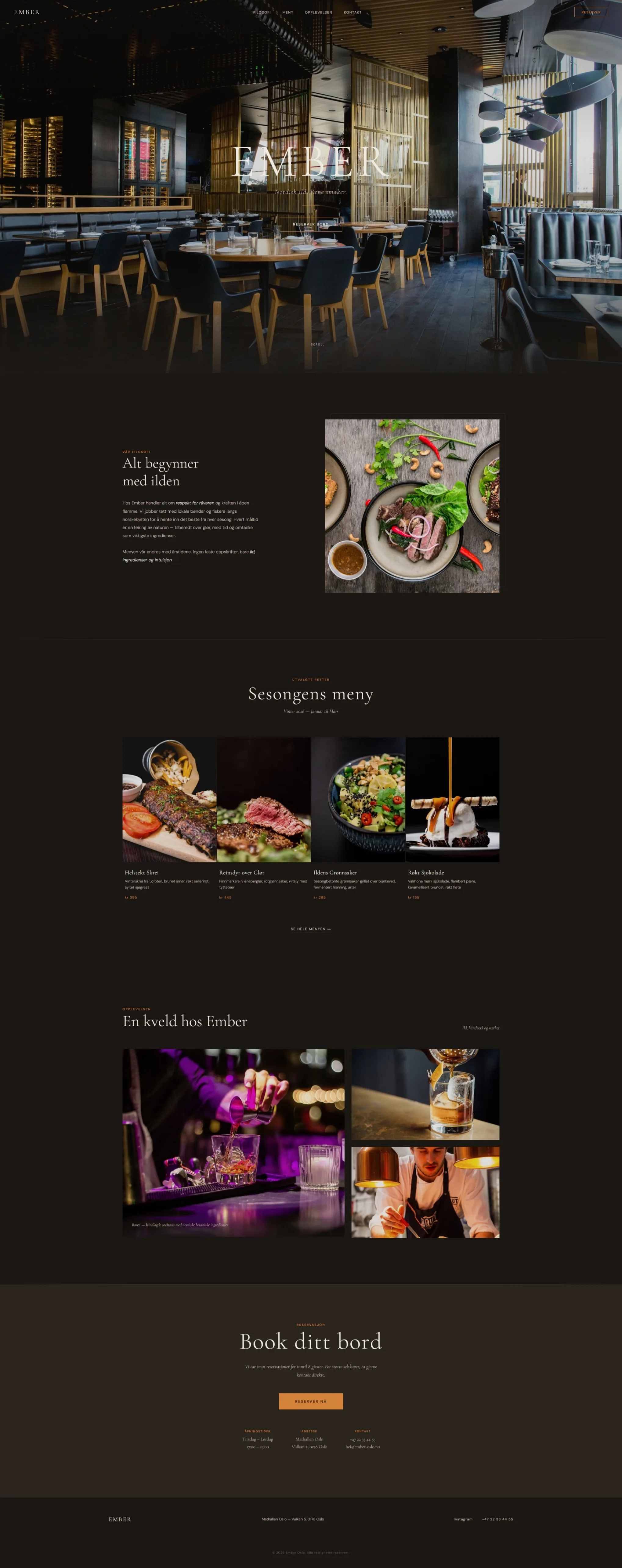 Ember, restaurant