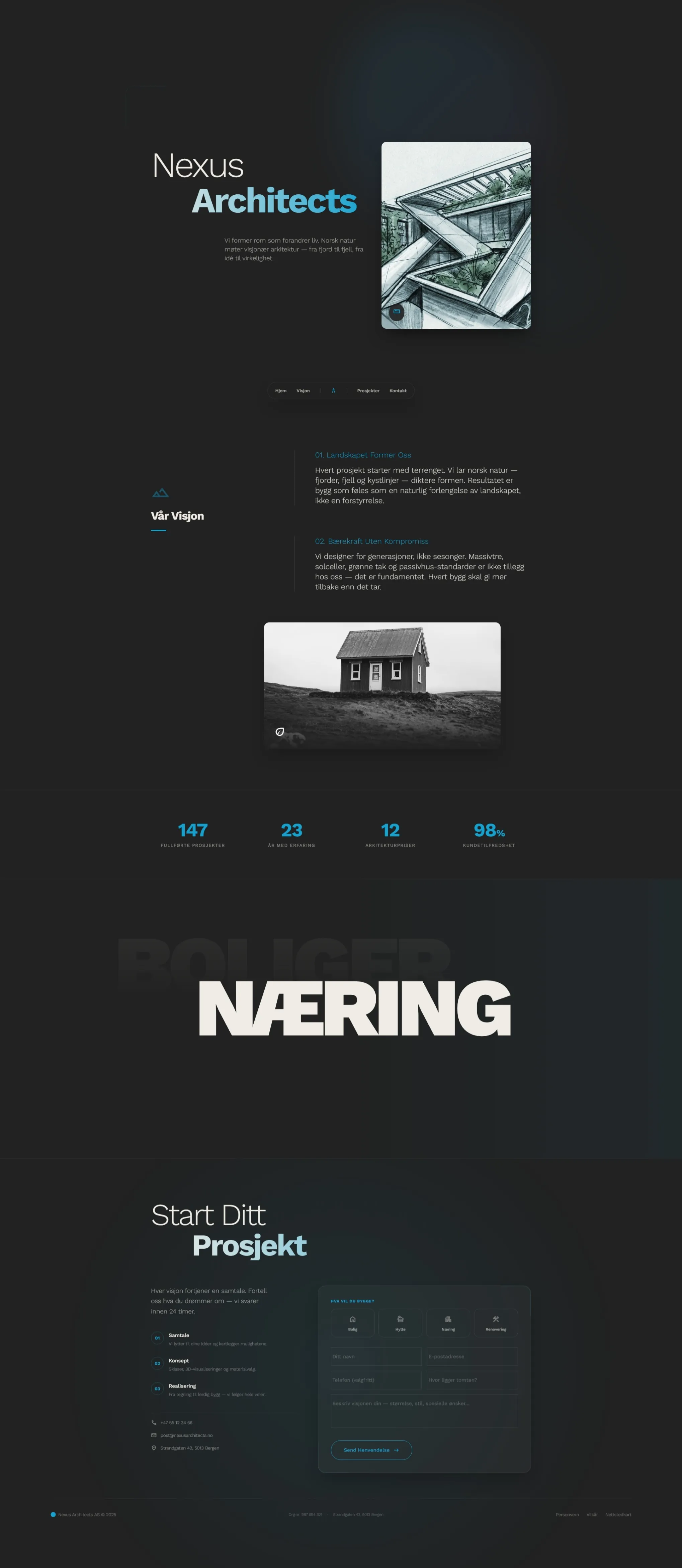 Nexus Architects, nettside